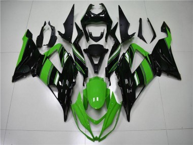 Carénage ZX6R 13-18 - Vert Noir
