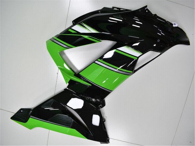 Carénage ZX6R 13-18 - Vert Noir Carénage ZX6R 13-18 - Vert Noir