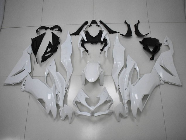 Carénage ZX6R 19-23 - Blanc Carénage ZX6R 19-23 - Blanc