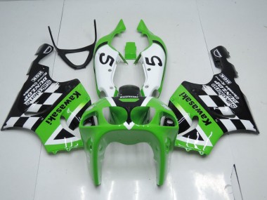 Carénage ZX7R 96-03 - Vert Noir et Blanc