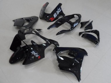 Carénage ZX9R 00-01 - Noir avec Gris Décalque