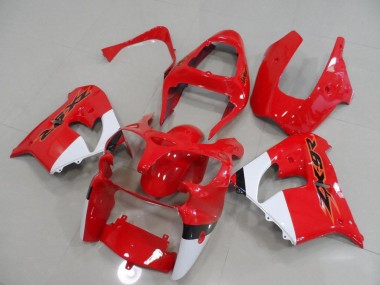 Carénage ZX9R 00-01 - Rouge et Blanc