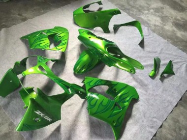 Carénage ZX9R 00-01 - Vert Vert Flamme