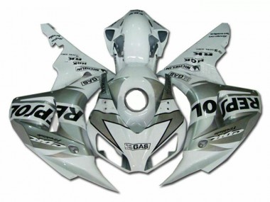 Carénages CBR 1000 RR 04-05 - Argent Repsol