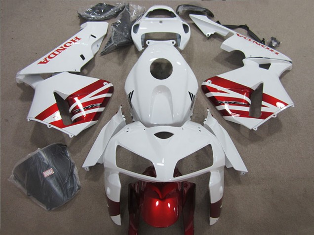 Carénages CBR 1000 RR 04-05 - Blanc Rouge Noir Carénages CBR 1000 RR 04-05 - Blanc Rouge Noir