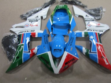 Carénages CBR 1000 RR 04-05 - Bleu Rouge Vert Motul