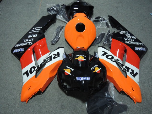 Carénages CBR 1000 RR 04-05 - Noir Orange Repsol Carénages CBR 1000 RR 04-05 - Noir Orange Repsol