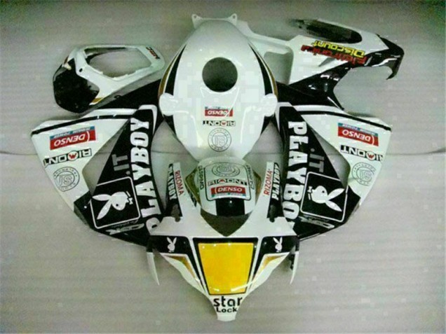 Carénages CBR 1000 RR 08-11 - Blanc Noir Playboy Carénages CBR 1000 RR 08-11 - Blanc Noir Playboy