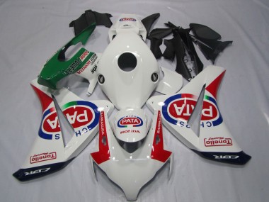 Carénages CBR 1000 RR 08-11 - Blanc Rouge PATA