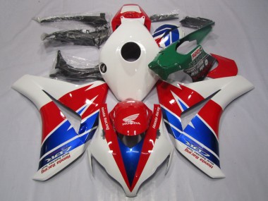 Carénages CBR 1000 RR 08-11 - Rouge Blanc Bleu