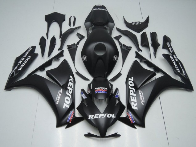 Carénages CBR 1000 RR 12-16 - Noir Mat Repsol Carénages CBR 1000 RR 12-16 - Noir Mat Repsol
