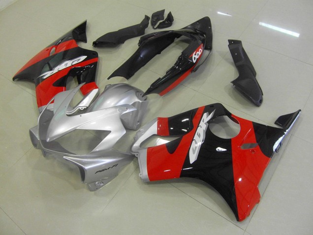 Carénages CBR 600 F4i 04-07 - Noir Rouge Argent Carénages CBR 600 F4i 04-07 - Noir Rouge Argent