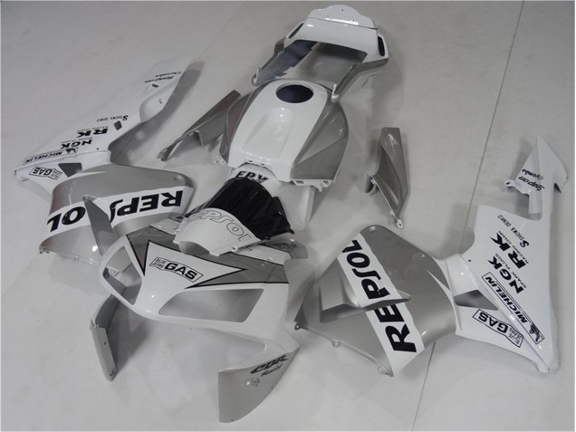 Carénages CBR 600 RR 03-04 - Argent Blanc Noir Repsol Carénages CBR 600 RR 03-04 - Argent Blanc Noir Repsol