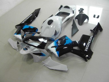 Carénages CBR 600 RR 03-04 - Blanc Noir Bleu