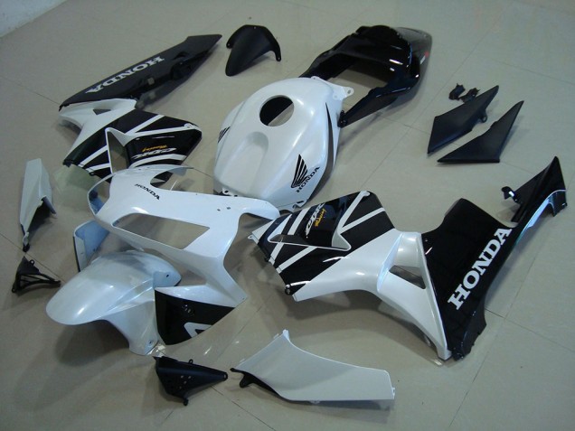 Carénages CBR 600 RR 03-04 - Blanc Noir