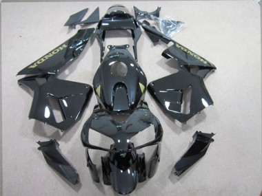 Carénages CBR 600 RR 03-04 - Noir Or Décalque