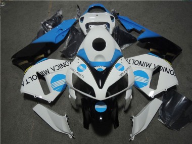 Carénages CBR 600 RR 05-06 - Blanc Bleu Konica Minolta