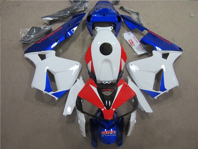 Carénages CBR 600 RR 05-06 - Blanc Bleu Rouge HRC