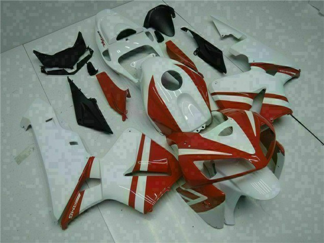 Carénages CBR 600 RR 05-06 - Blanc Rouge