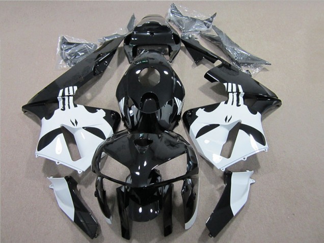 Carénages CBR 600 RR 05-06 - Noir Blanc Carénages CBR 600 RR 05-06 - Noir Blanc