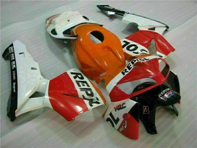 Carénages CBR 600 RR 05-06 - Orange Noir Repsol Carénages CBR 600 RR 05-06 - Orange Noir Repsol