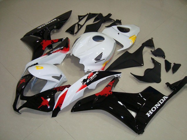 Carénages CBR 600 RR 07-08 - Blanc Noir Rouge Carénages CBR 600 RR 07-08 - Blanc Noir Rouge