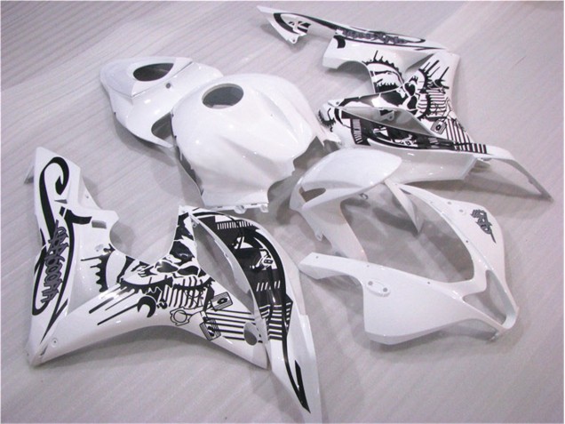 Carénages CBR 600 RR 07-08 - Noir Blanc
