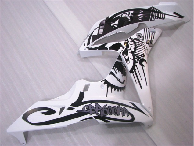 Carénages CBR 600 RR 07-08 - Noir Blanc