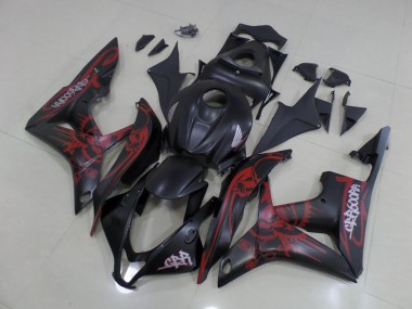 Carénages CBR 600 RR 07-08 - Noir Rouge