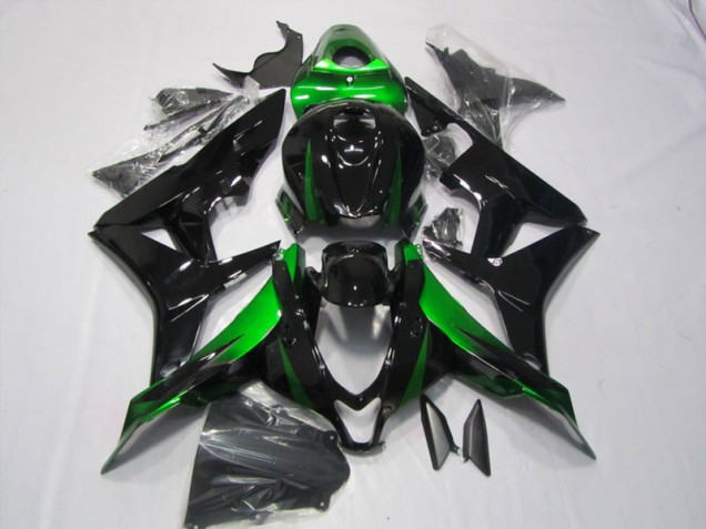 Carénages CBR 600 RR 07-08 - Noir Vert Carénages CBR 600 RR 07-08 - Noir Vert