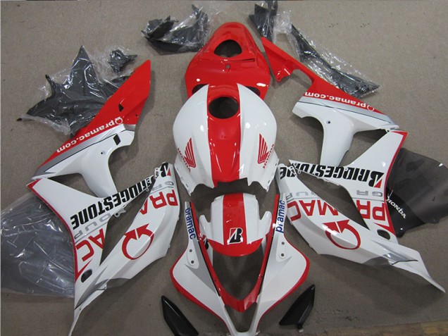 Carénages CBR 600 RR 07-08 - Rouge Blanc Carénages CBR 600 RR 07-08 - Rouge Blanc
