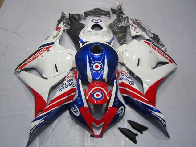 Carénages CBR 600 RR 09-12 - Blanc Bleu Rouge Carénages CBR 600 RR 09-12 - Blanc Bleu Rouge
