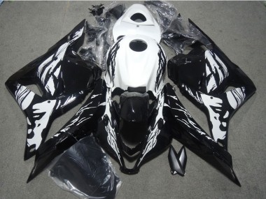 Carénages CBR 600 RR 09-12 - Noir Blanc
