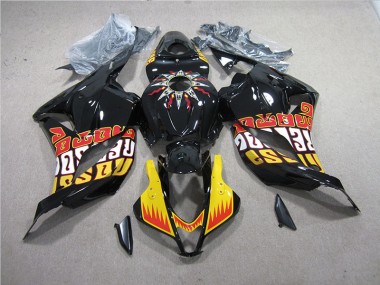 Carénages CBR 600 RR 09-12 - Noir Jaune
