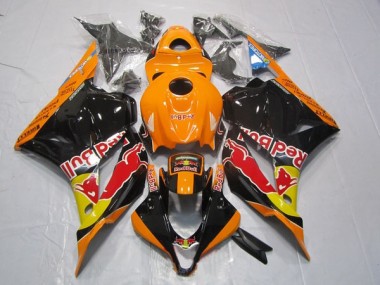 Carénages CBR 600 RR 09-12 - Noir Orange Red Bull