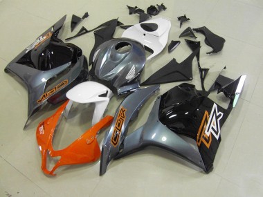 Carénages CBR 600 RR 09-12 - Orange Gris Noir