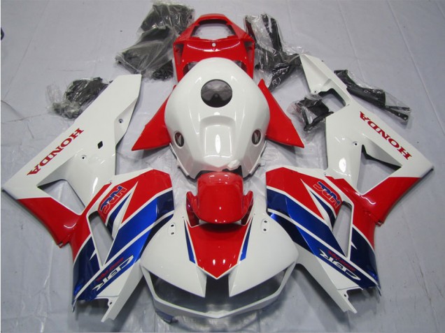Carénages CBR 600 RR 13-21 - Rouge Blanc Bleu HRC Carénages CBR 600 RR 13-21 - Rouge Blanc Bleu HRC