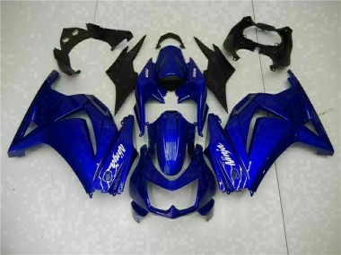 Carénages EX250 08-12 - Bleu Noir Blanc Ninja