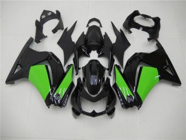 Carénages EX250 08-12 - Noir Vert