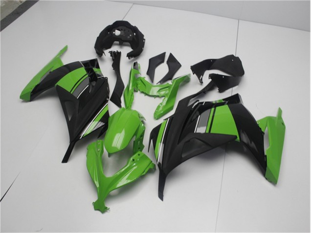 Carénages EX300 13-16 - Vert Noir Carénages EX300 13-16 - Vert Noir