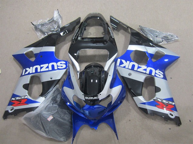 Carénages GSXR 1000 K1 00-02 - Bleu Blanc Décalque Carénages GSXR 1000 K1 00-02 - Bleu Blanc Décalque