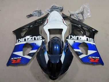 Carénages GSXR 1000 K3 03-04 - Bleu Blanc Décalque