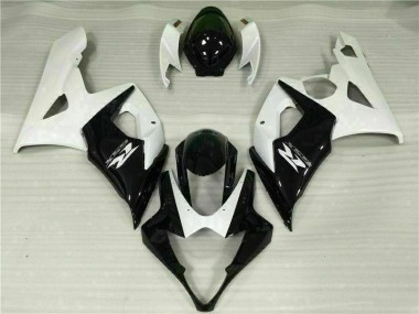 Carénages GSXR 1000 K5 05-06 - Blanc Noir