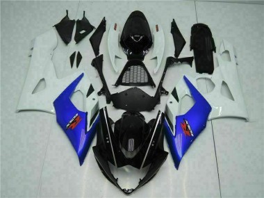 Carénages GSXR 1000 K5 05-06 - Bleu Blanc