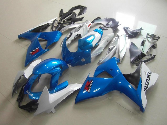 Carénages GSXR 1000 K9 09-16 - Blanc Bleu Carénages GSXR 1000 K9 09-16 - Blanc Bleu