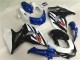 Carénages GSXR 1000 K9 09-16 - Blanc Bleu Noir Carénages GSXR 1000 K9 09-16 - Blanc Bleu Noir