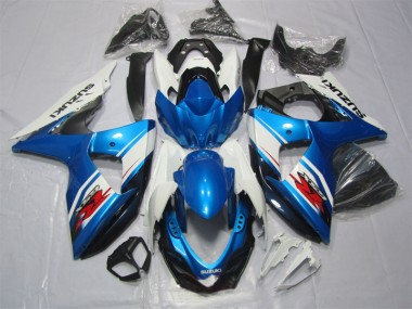 Carénages GSXR 1000 K9 09-16 - Bleu Blanc