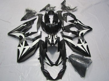 Carénages GSXR 1000 K9 09-16 - Noir Blanc