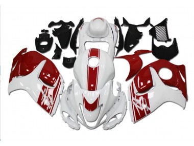 Carénages GSXR 1300 Hayabusa 08-19 - Blanc Rouge