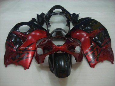 Carénages GSXR 1300 Hayabusa 96-07 - Rouge Noir